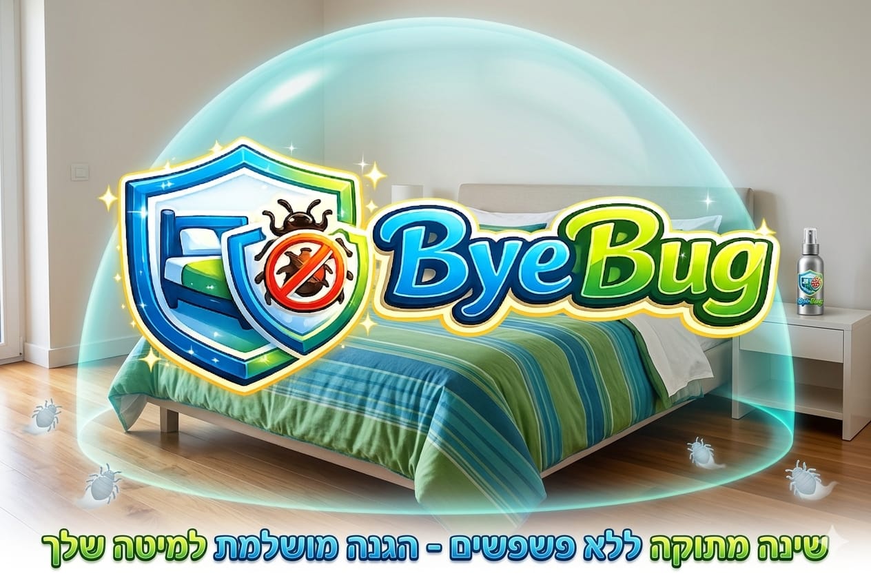 שינה מתוקה ללא פשפשים – ByeBug מגן על המיטה שלך